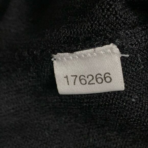 Ann Taylor Womens Size Medium Pullover Sweater Black V Neck Long Sleeve - Picture 7 of 8